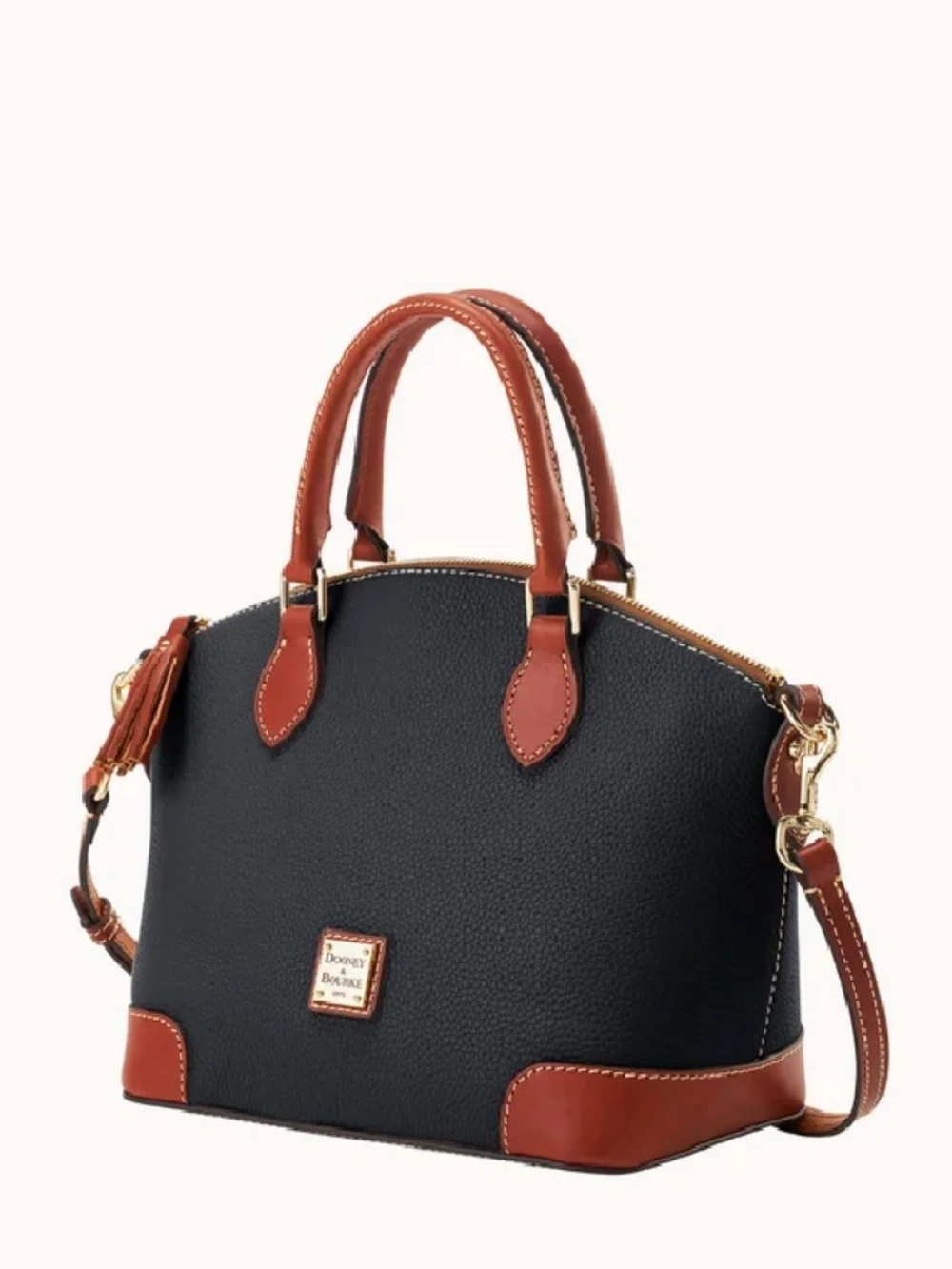 NWT Dooney & Bourke Pebble Grain Leather Geena Satchel